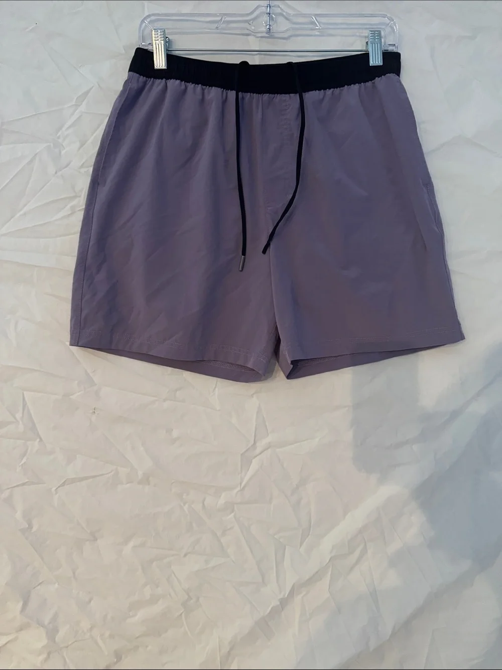 chubbies Lilac 5.5 Inch Swim Shorts with Black Waistband